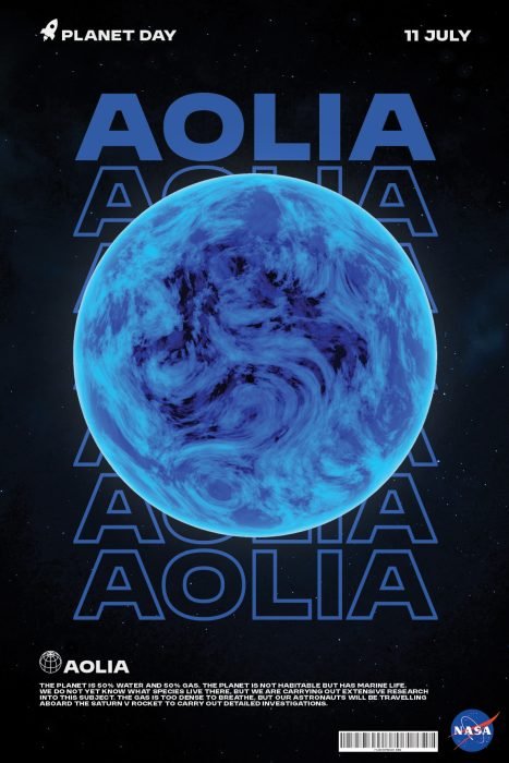 Affiche fictif Nasa par Vincent